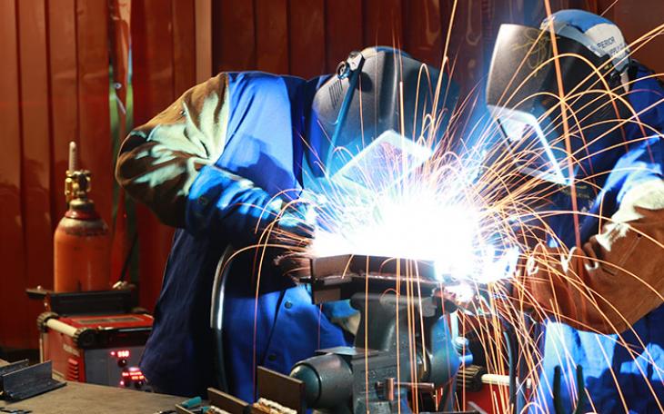 Welding Training (Courtesy Hawkeye Community College)