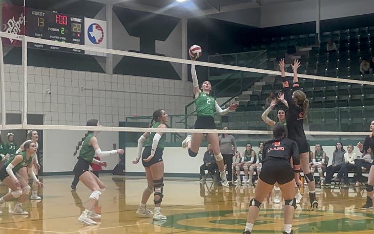 Wall Lady Hawks in action against Llano