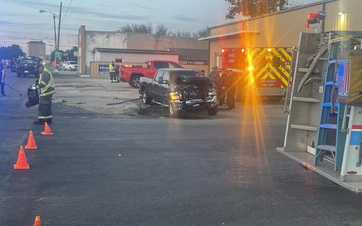 Crash at Highland and Chadboure