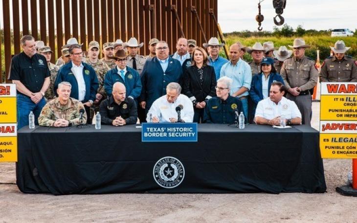 Abbott Signs Border Security in Brownsville (Courtesy gov.texas.gov)