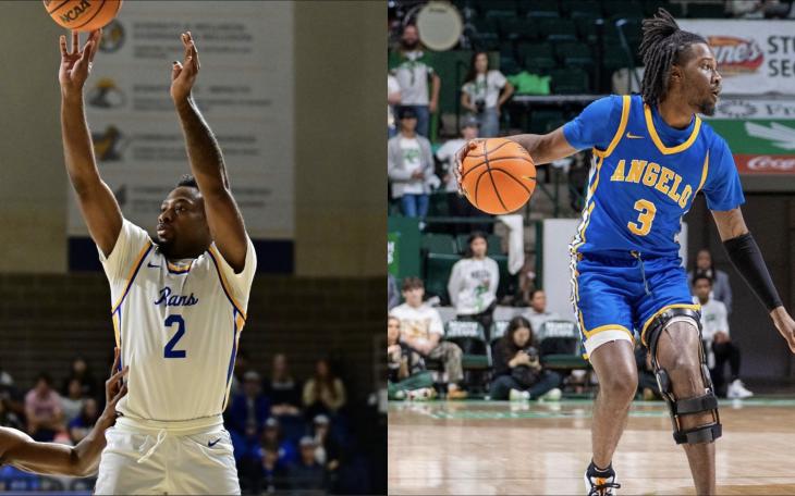 Angelo State Rams Keyshawn Embery-Simpson and Kevon Godwin