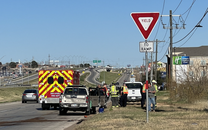 Houston Harte Frontage and Southwest Crash