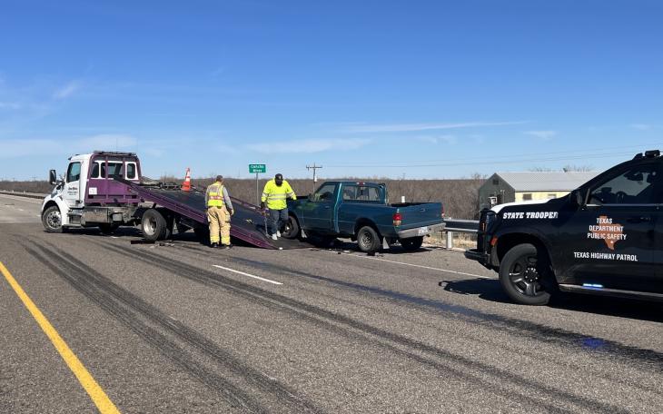 Crash on East Loop 306
