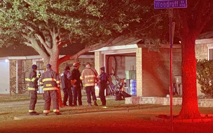 House fire on Van Zandt Street