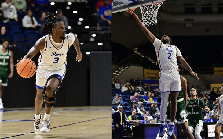 Angelo State Rams Kevon Godwin (Left) and Keyshawn Embery-Simpson (Right)