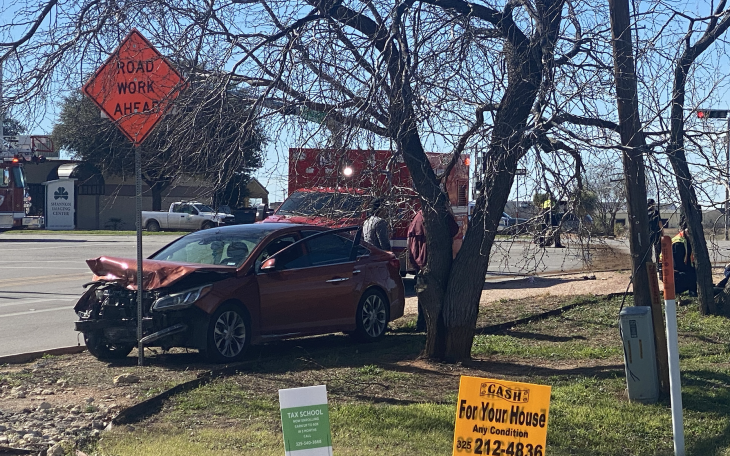 Crash at Ben Ficklin/Town and Country Road and South Bryant