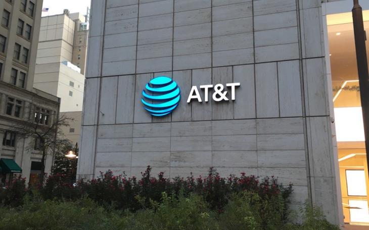 New AT&amp;T logo in Dallas, TX