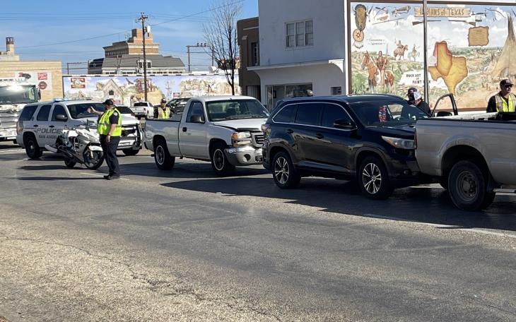 Crash at W Beauregard and S Koenigheim St