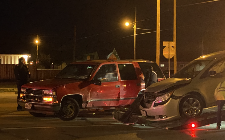 Crash on S Bryant and Ave Y