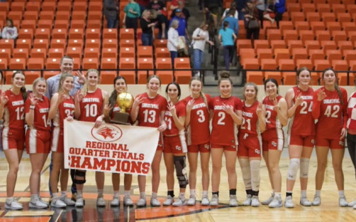 The Christoval Lady Cougars are Regional Quarterfinal Champs!
