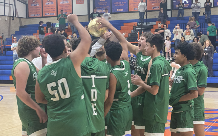 Eldorado Earns a Gold Ball after defeating the Roscoe Plowboys.