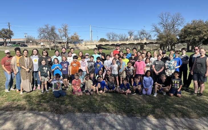 Students and Teachers at the Potter's Hand Christian School