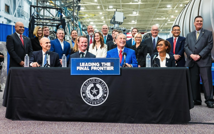Abbott Announces Texas Space Commission Courtesy gov.texas.gov