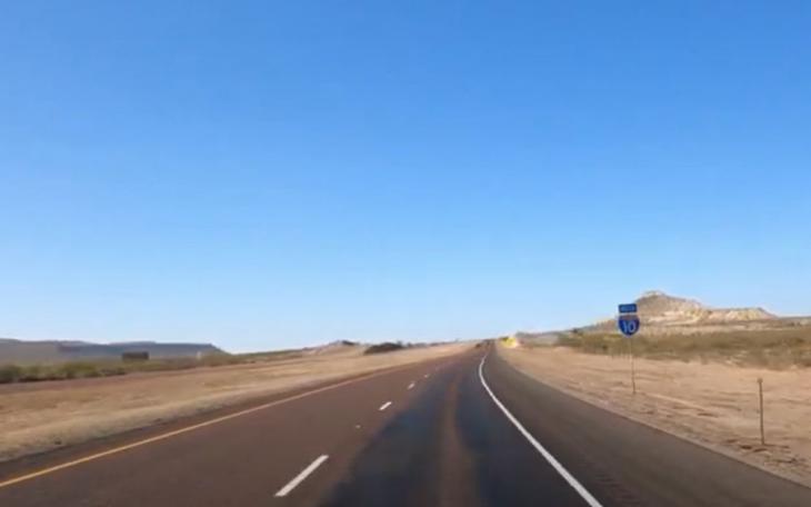 I-10 Westbound near Bakersfield, Texas