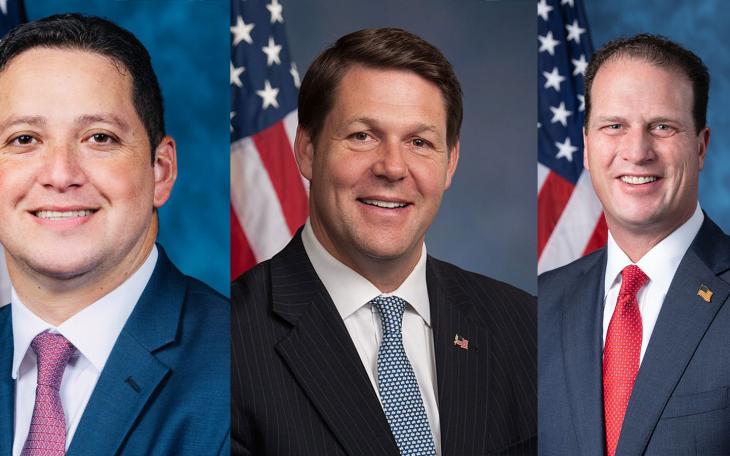 West Texas U.S. Reps Tony Gonzales (CD-23) Jodey Arrington (CD-19) and August Pfluger (CD-11)