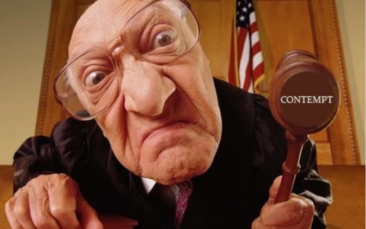 Contempt of Court (Courtesy thecolumnofcurae)