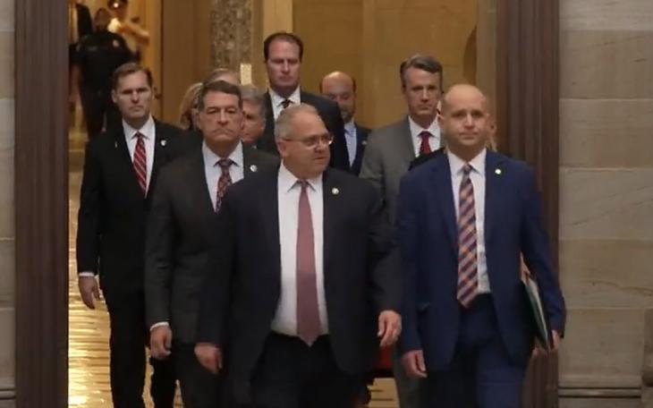 As a House Impeachment Manager, Congressman August Pfluger (TX-11) today transmitted the Articles of Impeachment of Department of Homeland Security Secretary Alejandro Mayorkas to the U.S. Senate.