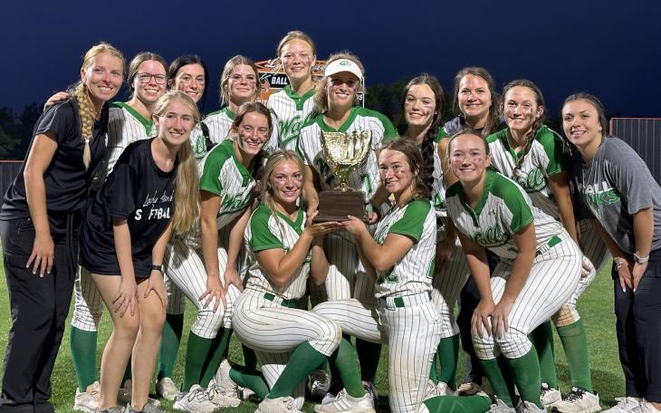2024 Bi-District Champions Wall Lady Hawks