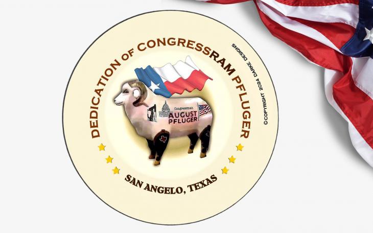 The dedication and unveiling ceremony of “CongressRam” the new art installation by locally renowned artist Raul Ruiz, commissioned by Rep. August Pfluger, is set for May 20, 2024 at 10 a.m.