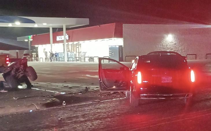 Horrible Crash in Grape Creek