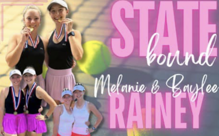 Irion County's Melanie and Baylee Rainey head to the State Tennis Tournament