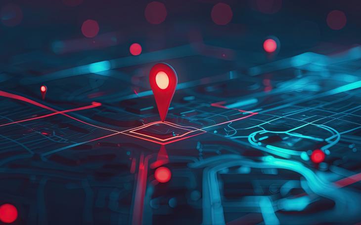 Data and Google Maps (AI Generated)