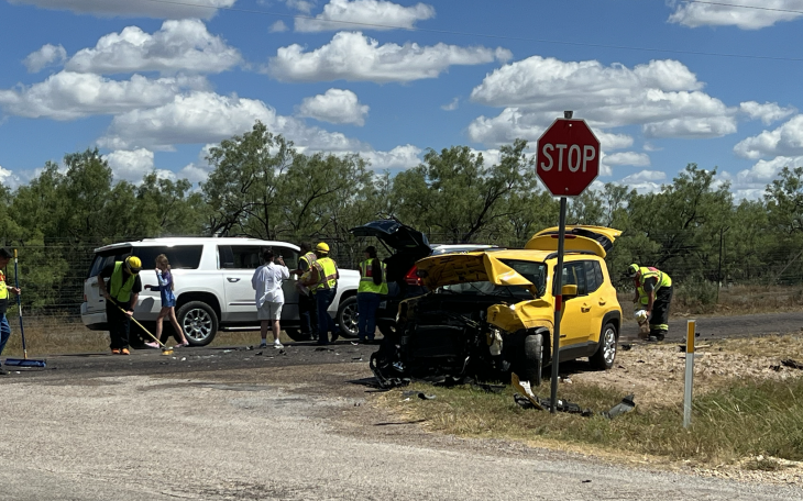 Jeep Crushed on Knickerbocker Road