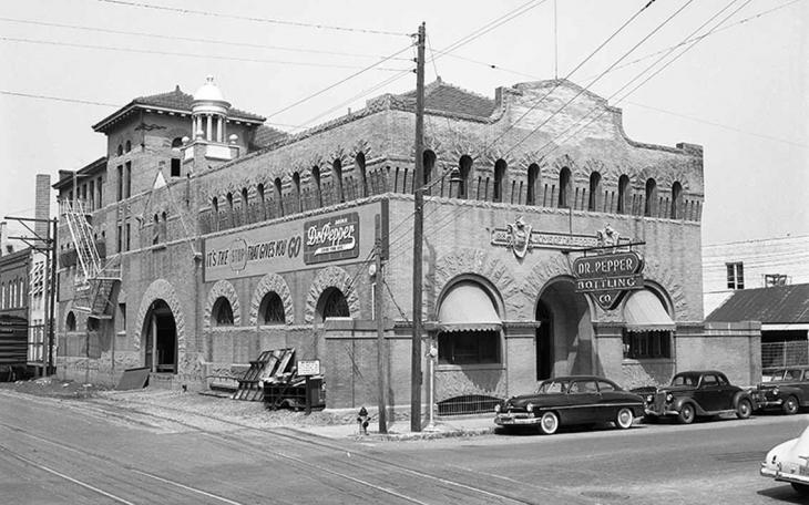 The original Dr Pepper Bottling Plant in Waco.