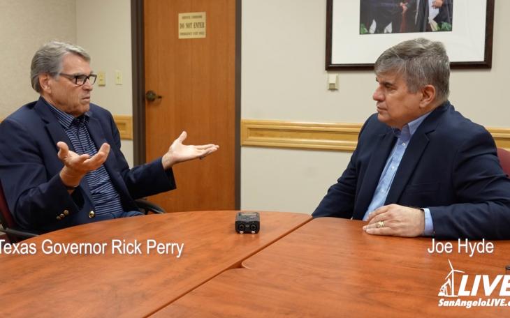 Former Texas Governor Rick Perry was in San Angelo on June 30, 2024. Here's our interview with him.