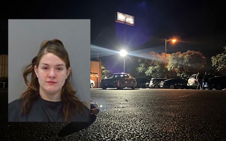 Brianna Hair, 21, was arrested in connection with the Whiskey River Brawl on Aug 31, 2024.