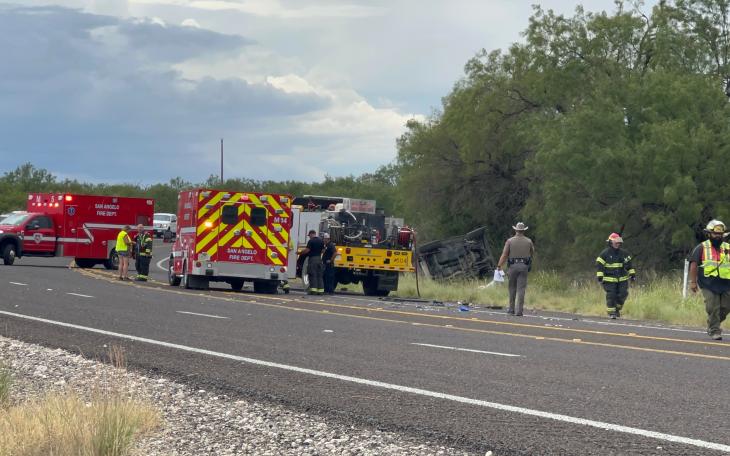 Three Hospitalized After Rollover Crash on US 67