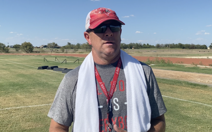 Miles Bulldogs head coach Jayson Wilhelm