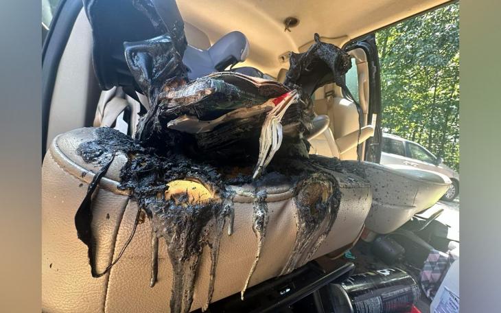 Children’s Book Battery Ignites Car Seat