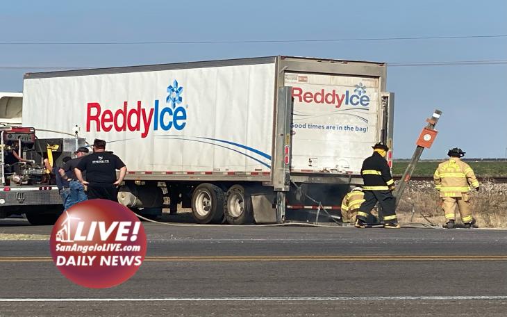 LIVE! Daily News | Ice Truck Catches Fire in San Angelo