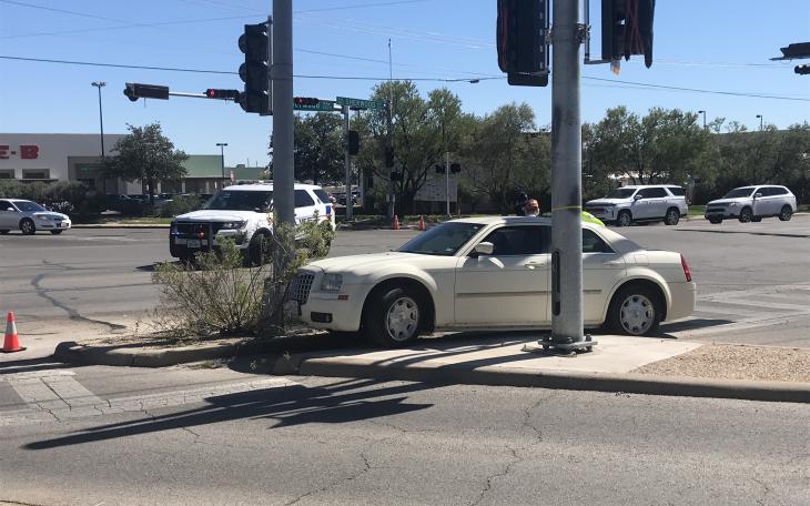 A crash at the intersection of Sherwood Way and Arden Road at about 3:25 p.m. Monday slowed traffic considerably just as schools were preparing to let out students.