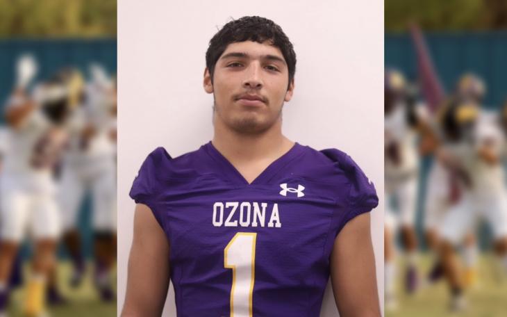 Ozona running back Christian Villarreal was named the Class 2A Built Ford Tough Player of the Week after rushing for 361 yards and 6 touchdowns on 20 carries in a win over McCamey.