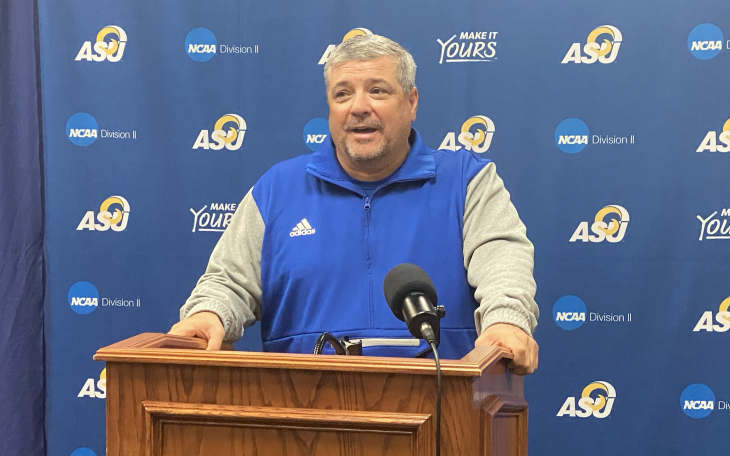 Angelo State University's Head Football Coach Jeff Girsch
