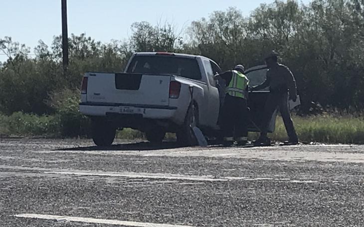 A two-vehicle crash on U.S. Highway 67 resulted in three people being taken to the hospital Thursday morning.