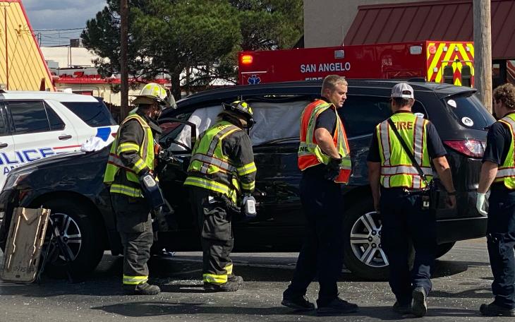 Firefighters Use Jaws of Life in Crash on Sherwood Way