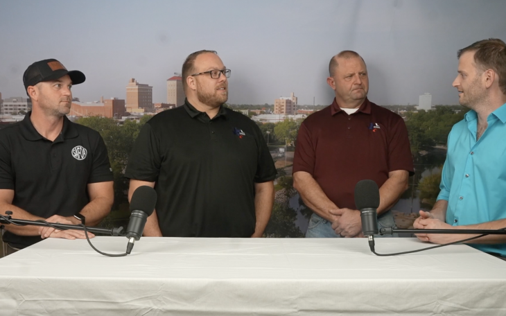 San Angelo officials Will Doyle, Ricky Salvato, and Craig Kolls