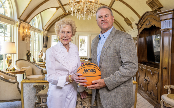 Angelo State University has received a $500,000 gift from noted local philanthropist and arts enthusiast Elta Joyce McAfee to help establish the new Angelo State Athletics Endowment, one of the top priorities of ASU's ongoing "Leading the Charge" capital campaign.