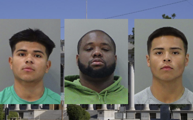 Ryan Munoz, Zkel Grant, and Carmelo Amigelo have been indicted