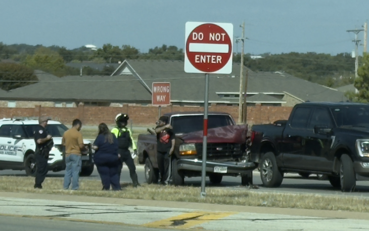 Two Trucks Collide on Knickerbocker Road Exit