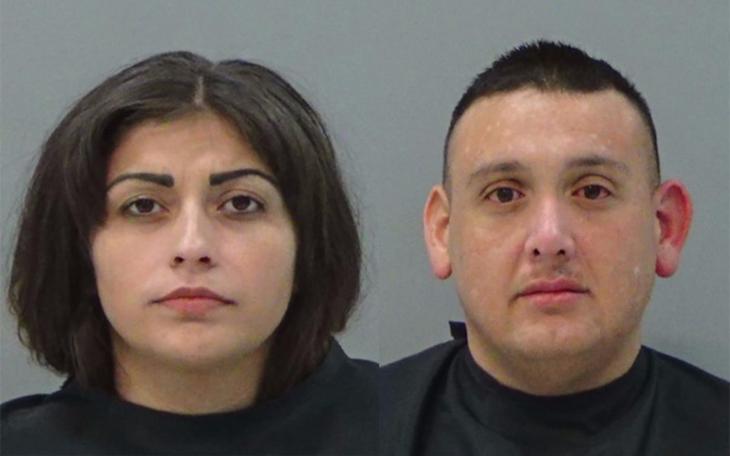 A traffic stop on Friday morning led to the arrests of two San Angelo residents after deputies discovered methamphetamine and confirmed the vehicle was stolen, according to the Tom Green County Sheriff’s Office.