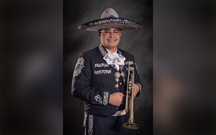 Lake View High School student Isaac Carrales has been selected for the All-State Mariachi for the second consecutive year.