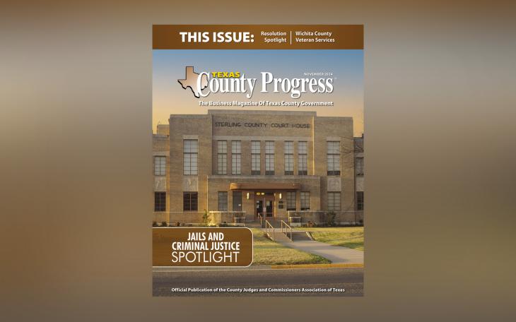 Sterling County Courthouse Featured in Texas County Progress Magazine’s November Issue
