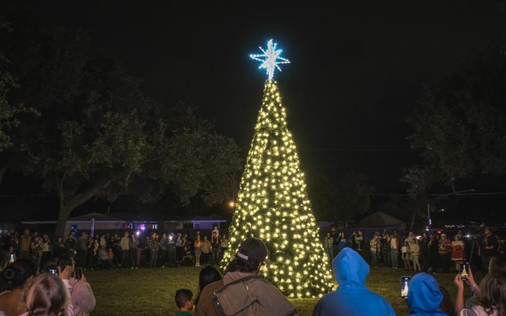 GALLERY: Angelo State Lights 26-Foot Christmas Tree