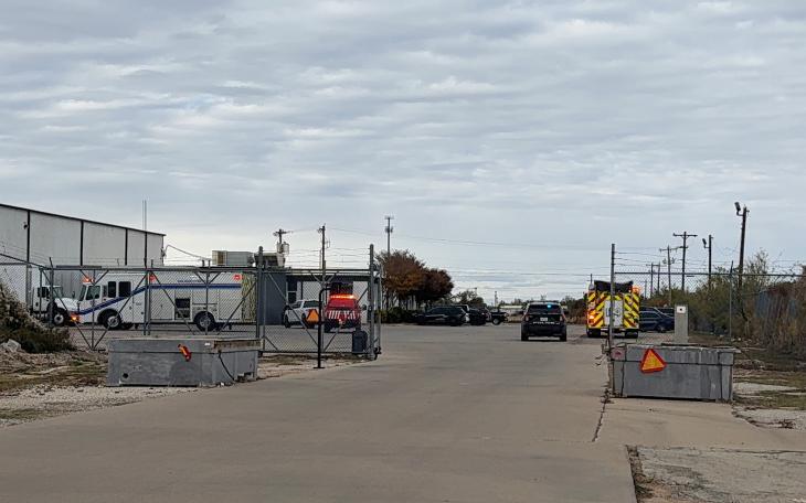 First responders were dispatched to a rescue at Principal Industries, a lighting manufacturer in San Angelo, on Tuesday afternoon.