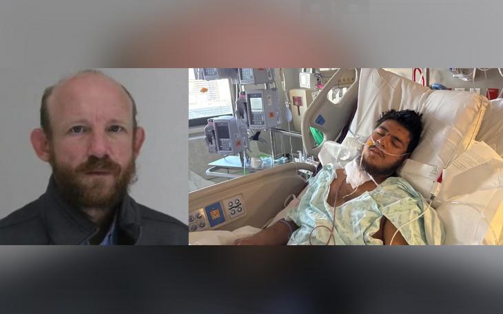 A Texas man is accused of stabbing a father in the neck with scissors inside a Target bathroom on Black Friday after allegedly declaring, “Today, I’m going to commit a crime,” authorities said.