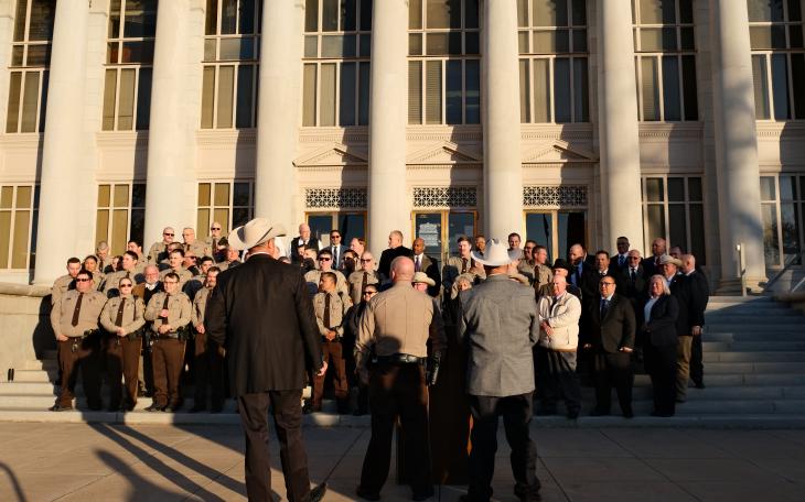 Sheriff J. Nick Hanna was officially re-sworn into office on Thursday, Jan. 2